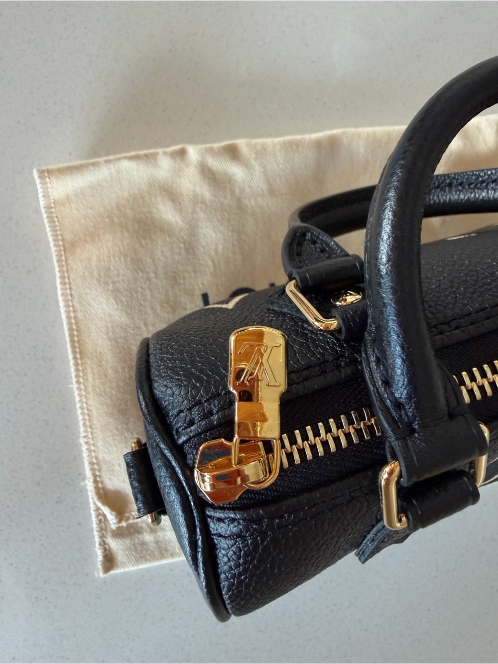 [SOLD] Louis Vuitton Nano Speedy Black - Picture 7 of 16